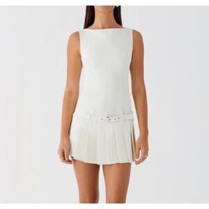 mini black long sleeve dress Hope Modal Square Neck Long Sleeve Mini Dress in Black